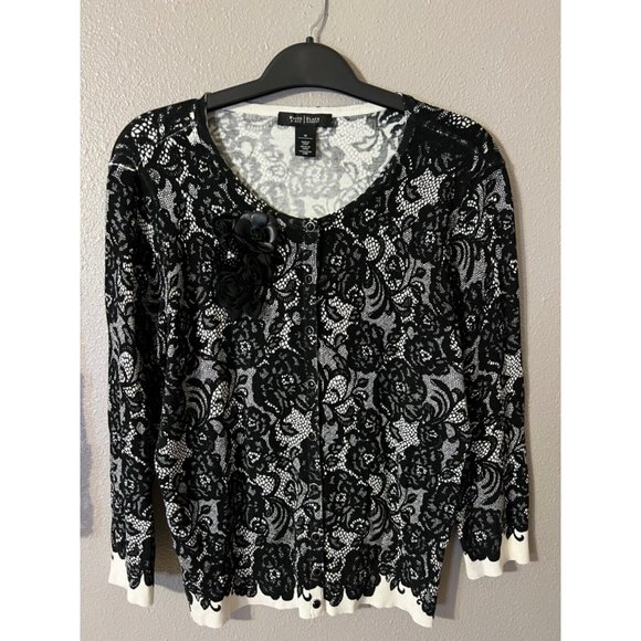 WHBM White House Black Market Womens Cardigan Sweater M Medium - Picture 7 of 7